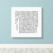 般若心経 - Heart Sutra - Canvas Afdruk (Insitu (Houten vloer))