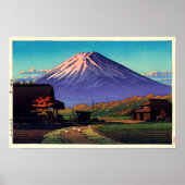 船 津 富 士, Mt Fuji uit Funatsu, Hasui Kawase Poster (Voorkant)