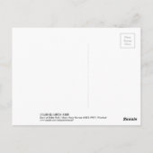 芝 公 の 雪, sneeuw op Shiba Park, Tokyo, Hasui Kawase Briefkaart (Achterkant)