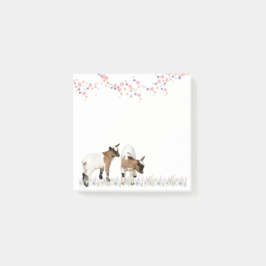 花とかわいい子ヤギ♡ POST-IT® NOTES (Voorkant)