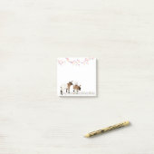 花とかわいい子ヤギ♡ POST-IT® NOTES (Op bureau)