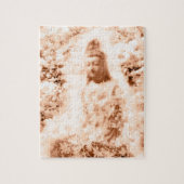 花と観音菩薩と伊勢神宮 LEGPUZZEL (Verticaal)