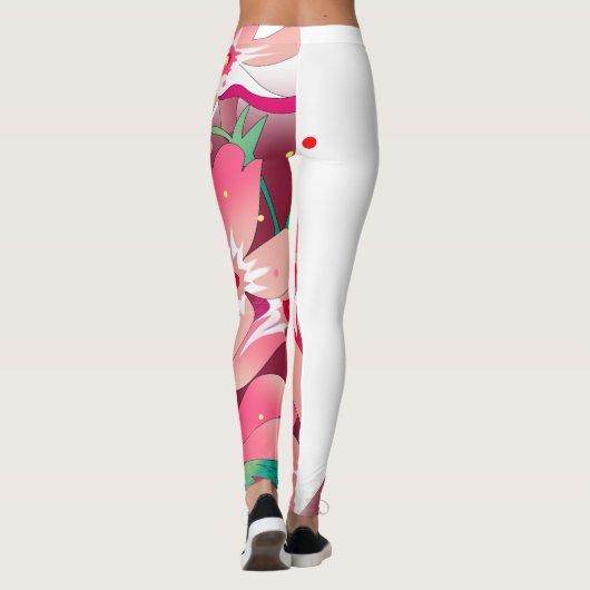 　花のレギンス LEGGINGS (Achterkant)