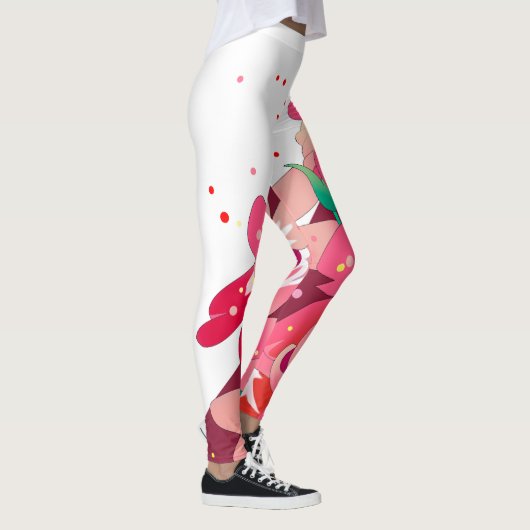 　花のレギンス LEGGINGS (Rechts)
