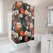 花柄シャワーカーテン DOUCHEGORDIJN (In situ)