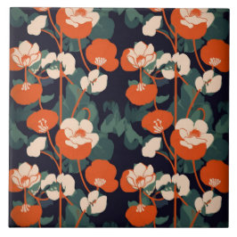 花柄タイル TEGELTJE