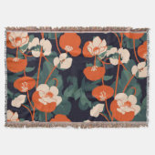 花柄ブランケット DEKEN (Voorkant)