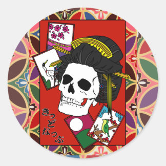 花魁(oiran) ronde sticker