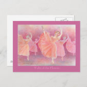 花 の ツ ル ポ onder ワ briefkaart (Voorkant / Achterkant)