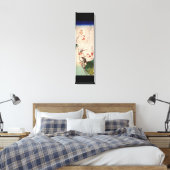 花 ト ボ, 広 重 Dragonfly en Bloem, Hiroshige, Ukiyo-e Canvas Afdruk (Insitu (Slaapkamer))
