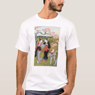 花 見(一), 清 Vloerbeeld(1), Kiyonaga, Ukiyo-e T-shirt
