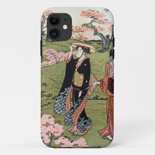 花 見(三), 清 bloem(3), Kiyonaga, Ukiyo-e Case-Mate iPhone Case (Achterkant)
