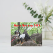 花 音2019年 状 BRIEFKAART (Staand voorkant)