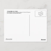 菊と蜂, 北斎 Chrysanthemum and Bee, Hokusai Briefkaart (Achterkant)