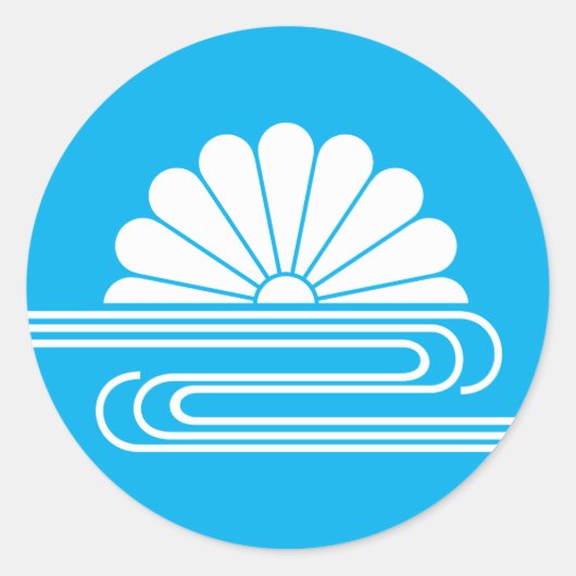 菊水 ラウンドシール RONDE STICKER (Voorkant)