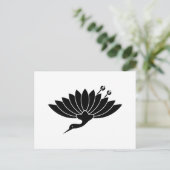 菊 鶴 BRIEFKAART (Staand voorkant)