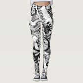 落 き り GRAFITTI (Rakugaki) Leggings (Voorkant)