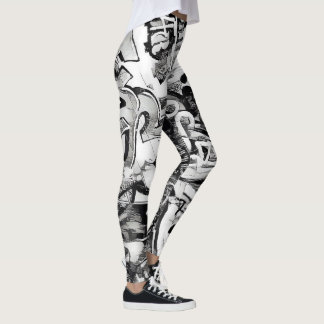 落 き り GRAFITTI (Rakugaki) Leggings