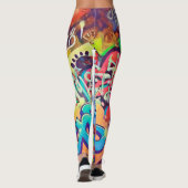 落 き り GRAFITTI (Rakugaki) Leggings (Achterkant)
