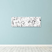 葉っぱと猫。 CANVAS AFDRUK (Insitu (Houten vloer))
