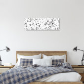 葉っぱと猫。 CANVAS AFDRUK (Insitu (Slaapkamer))