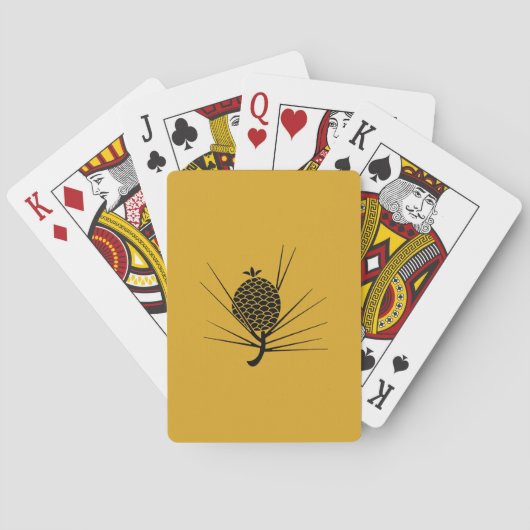 葉付松毬 POKERKAARTEN (Achterkant)