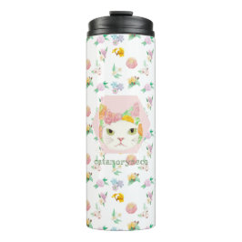 葩猫(flower cat/gato de flor) thermosbeker