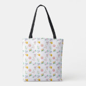 葩猫(flower cat/gato de flor) tote bag (Achterkant)