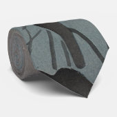 蓮 に セ ミ, 古 Kingfisher op Lotus, Koson, Ukiyo-e Stropdas (Opgerold)