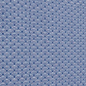 藍色の波小紋 BEHANG (Zoom)