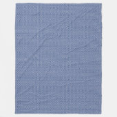 藍色の波小紋 FLEECE DEKEN (Voorkant)