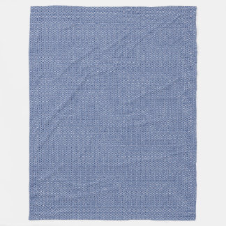 藍色の波小紋 FLEECE DEKEN