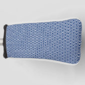 藍色の波小紋 GOLFHEADCOVER (Voorkant)