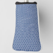 藍色の波小紋 GOLFHEADCOVER (Draai 90)