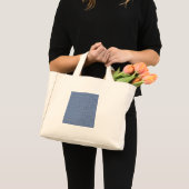 藍色の波小紋 MINI TOTE BAG (Voorkant (product))