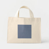 藍色の波小紋 MINI TOTE BAG (Voorkant)