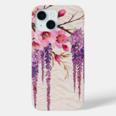 藤の花和紙の調べ ― 和モダン花柄 Case-Mate iPhone CASE (Achterkant)