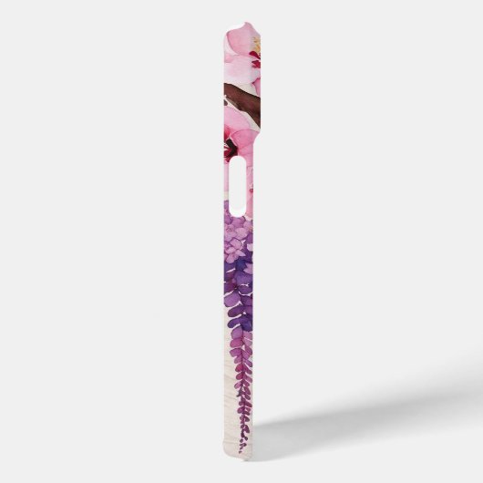 藤の花和紙の調べ ― 和モダン花柄 Case-Mate iPhone CASE (Achterkant / Rechts)