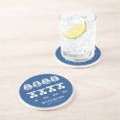 藩 主 家 利 の  onder 毛 zandsteen onderzetter (Zijkant)