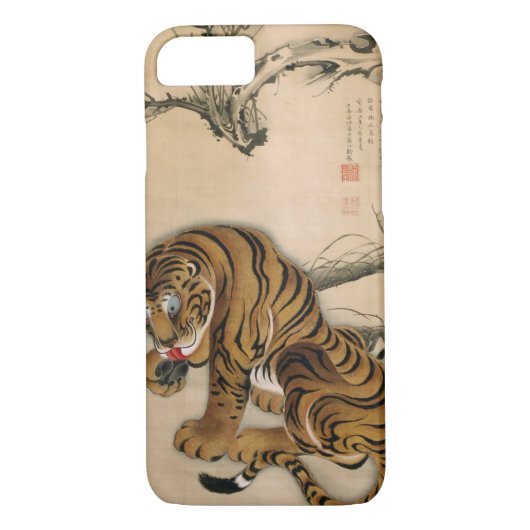 虎 図, 若 Tiger, Jakuchu, Japan Art Case-Mate iPhone Case (Achterkant)
