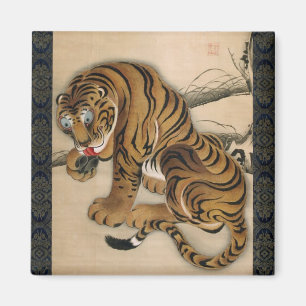 虎 図, 若 Tiger, Jakuchu Magneet
