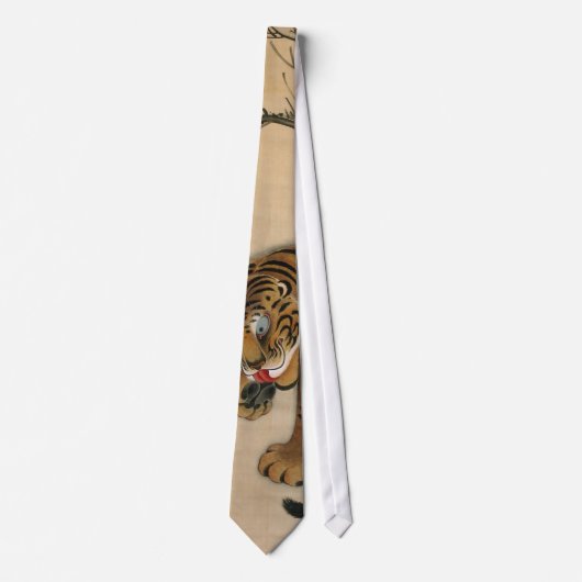 虎 図, 若 Tiger, Jakuchu Stropdas (Voorkant)