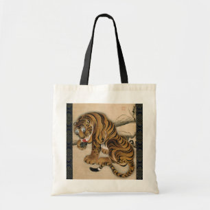 虎 図, 若 Tiger, Jakuchu Tote Bag