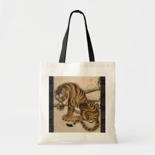虎 図, 若 Tiger, Jakuchu Tote Bag (Voorkant)