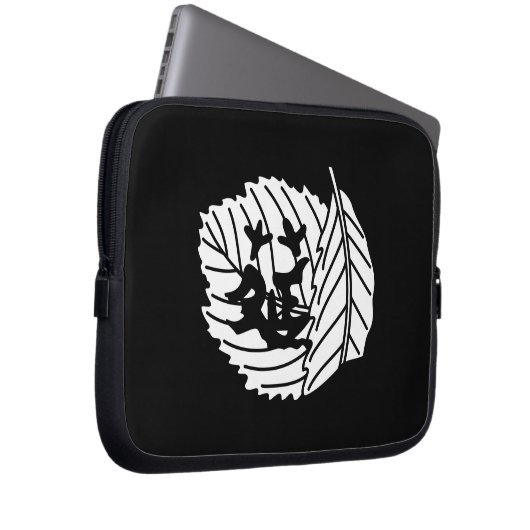 虫 く op ラ, 折れい柏 laptop sleeve (Voorkant Rechts)