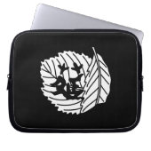 虫 く op ラ, 折れい柏 laptop sleeve (Voorkant)