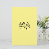 蝙蝠桐 便箋 BRIEFPAPIER (Staand voorkant)