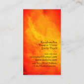 蝶々の妖精 VISITEKAARTJE (Achterkant)