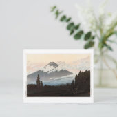 裾 野 富 士, Mt Fuji uit Susono, Hasui Kawase, Woodcut Briefkaart (Staand voorkant)