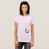 読書の虫 T-SHIRT (Voorkant volledig)